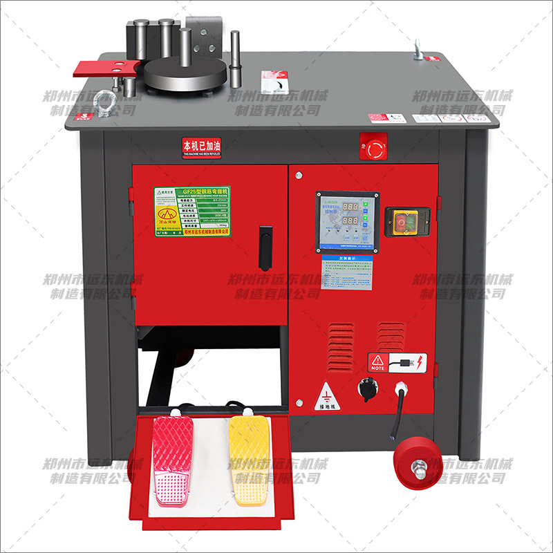 GF25型數控加重B款鋼筋彎箍機(圖1) GF25型數控加重B款鋼筋彎箍機(圖1)