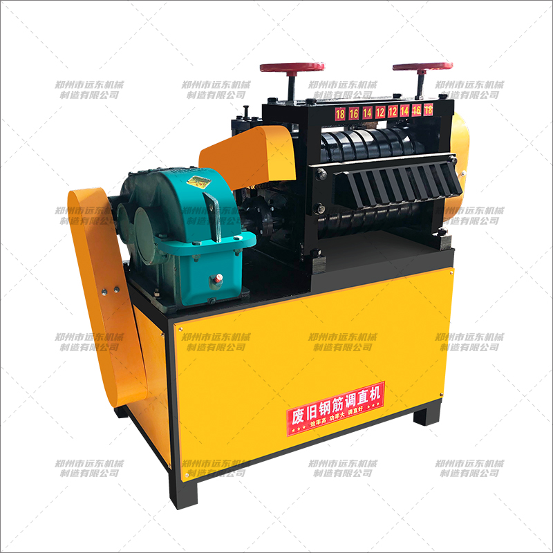 12-18型廢舊鋼筋調(diào)直機(圖1) 12-18型廢舊鋼筋調(diào)直機(圖1)